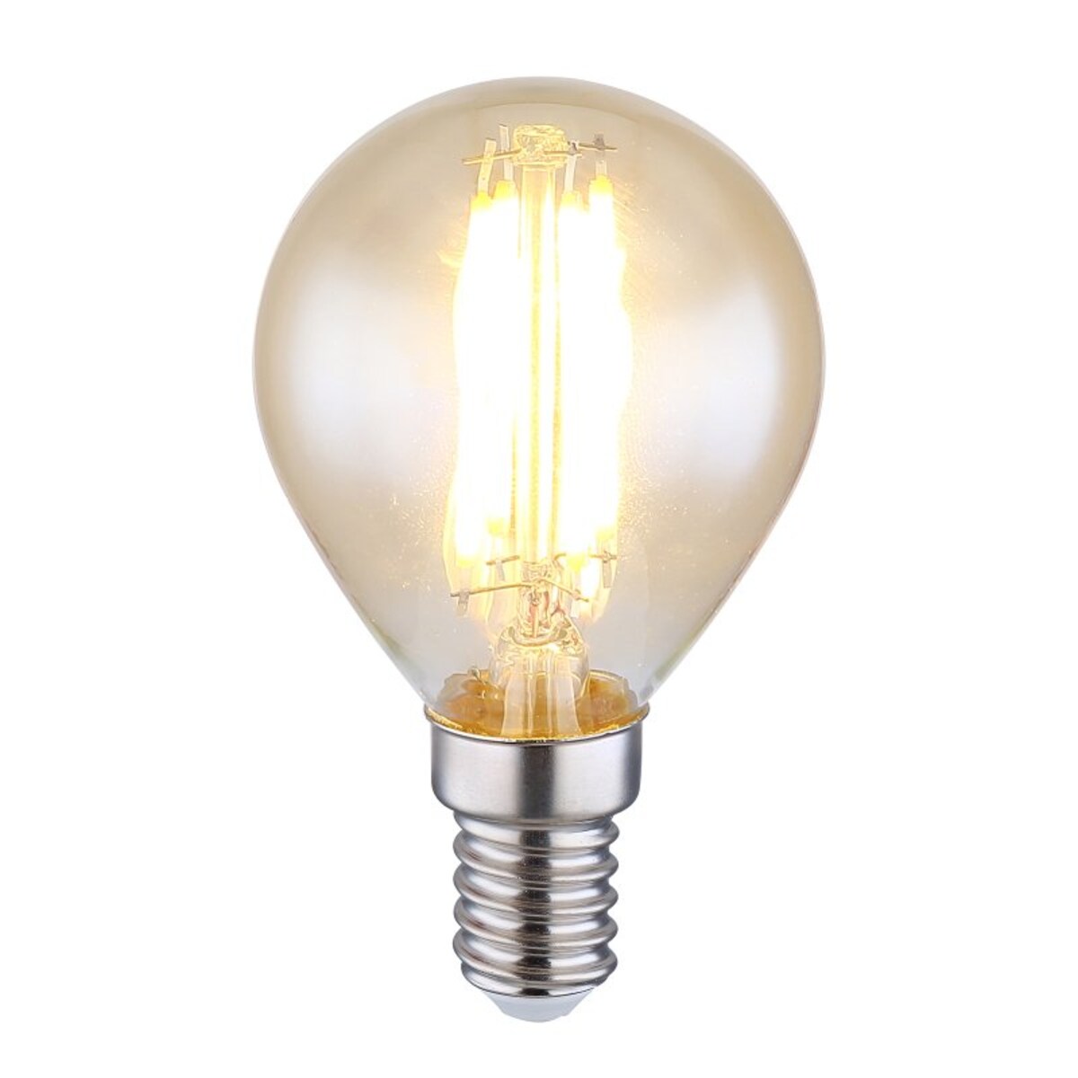 Żarówka LED Globo E14 4W 350lm 2200K ciepła biała bursztynowa szklana 10589AK
