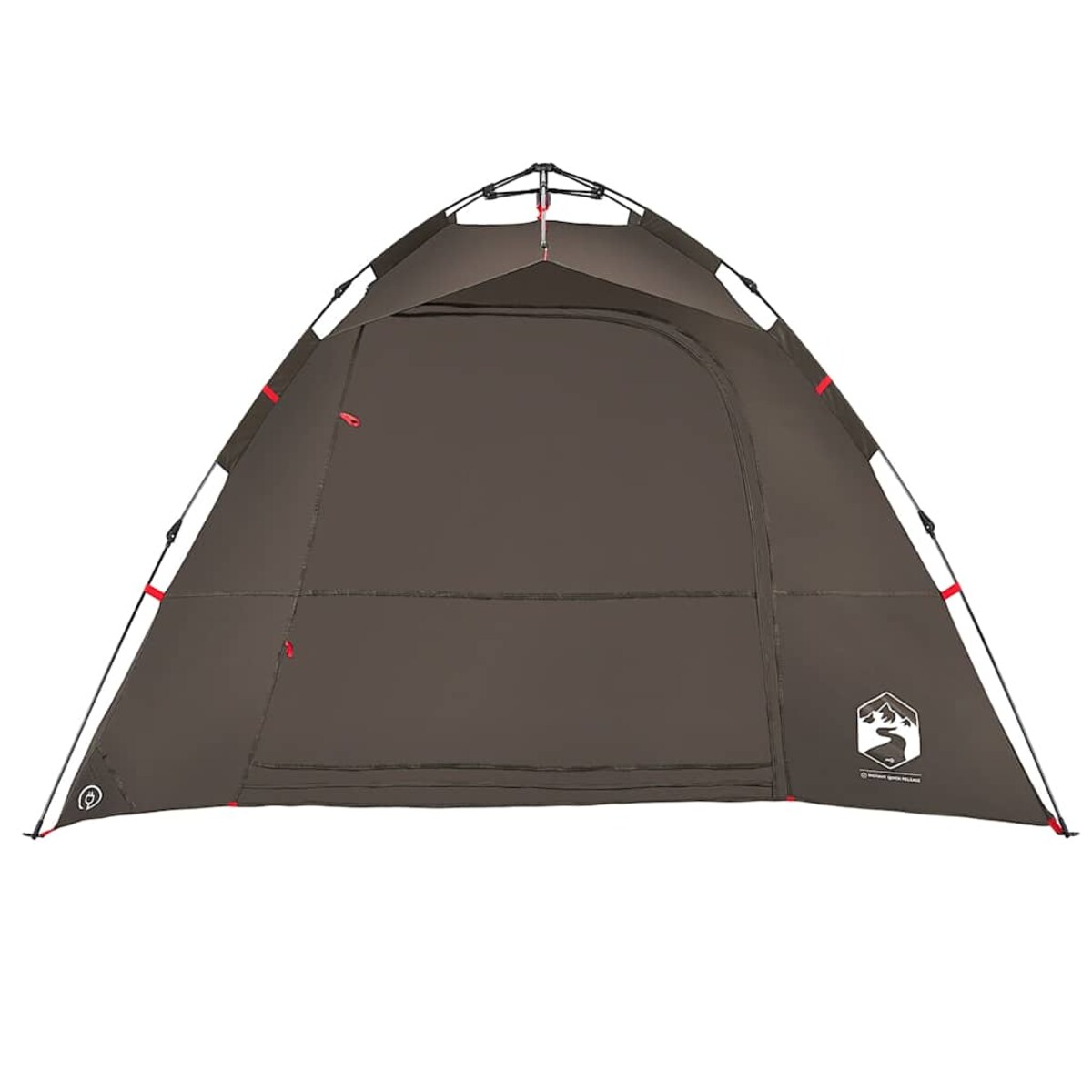 vidaXL Namiot wędkarski, 4-os., brązowy, szybkie rozkładanie