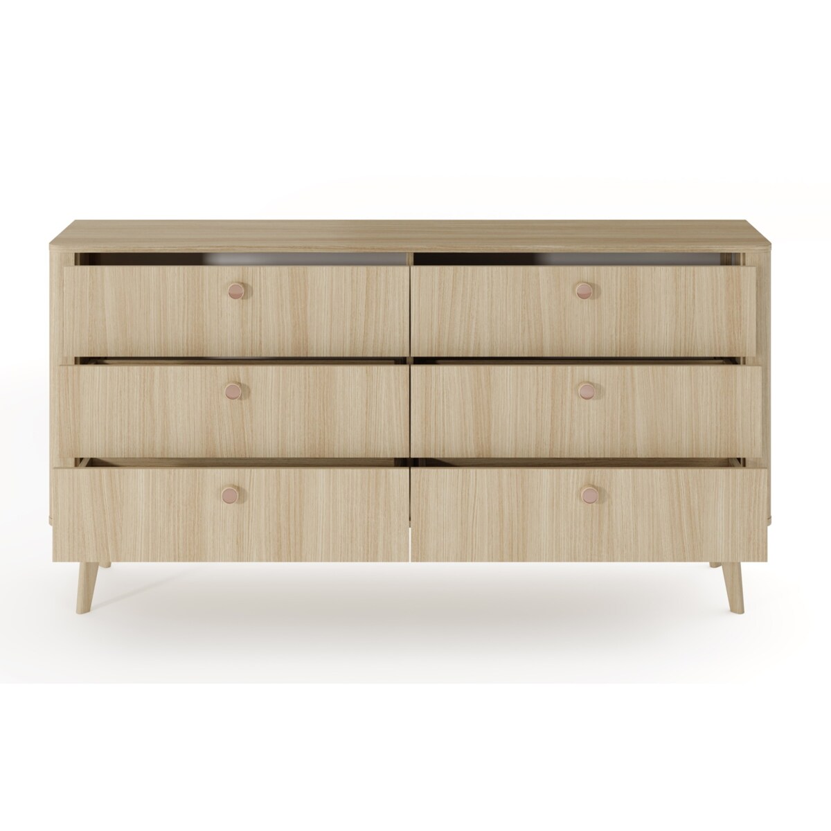 Komoda 163 6S KIKI na drewnianych nóżkach