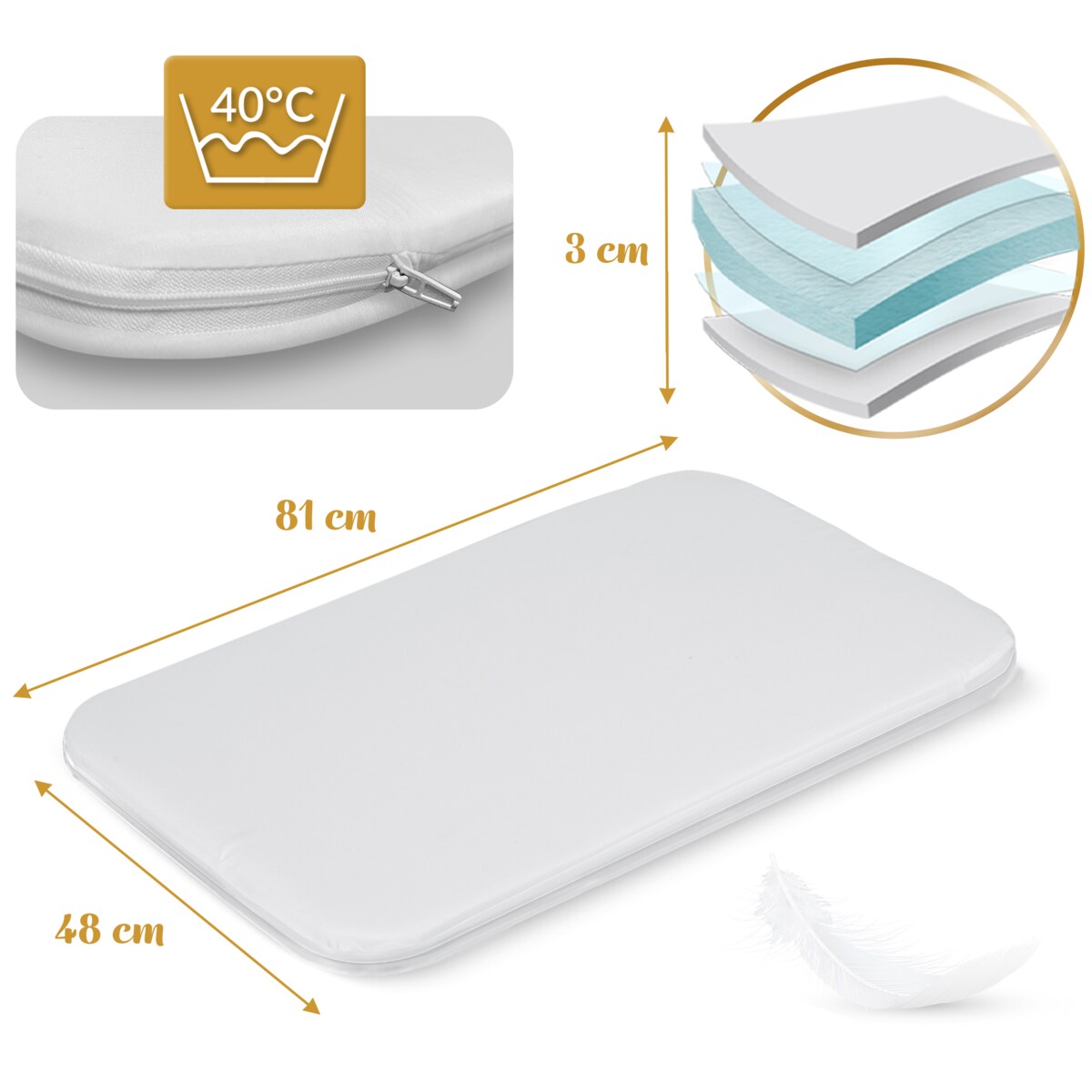 Łóżeczko dziecięce niemowlęce dostawka Nukido składane 0-5m