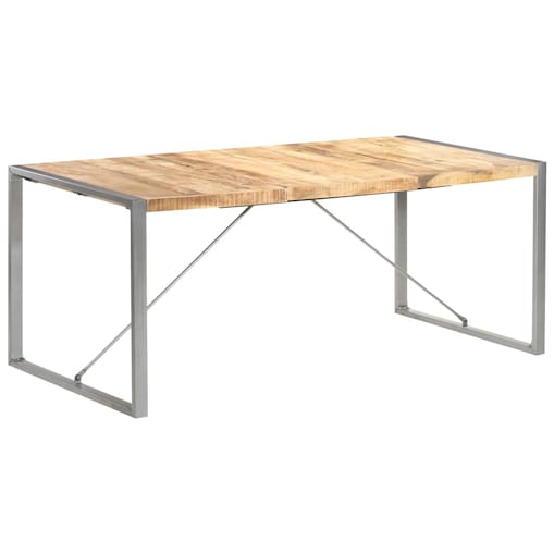 vidaXL Stół jadalniany, 180 x 90 x 75 cm, lite, surowe drewno mango