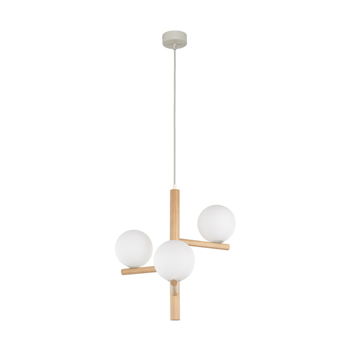 Żyrandol ESTERA WOOD 6799 TK Lighting 3xG9 regulowany drewniany biało-czarny IP20