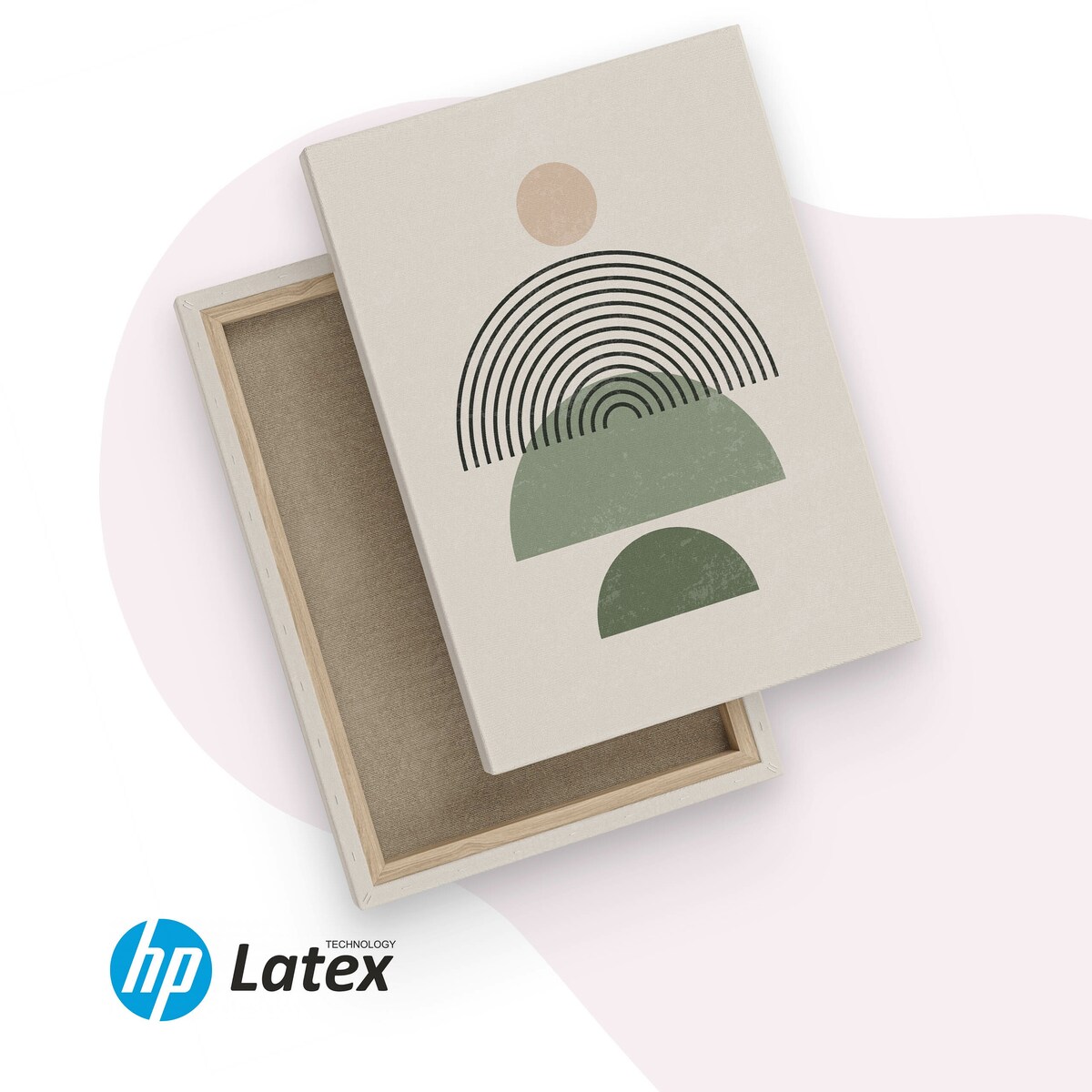 3x Obraz Ścienny Set Minimalizm Styl Boho Misy Abstrakcja Do Salonu 30x40cm