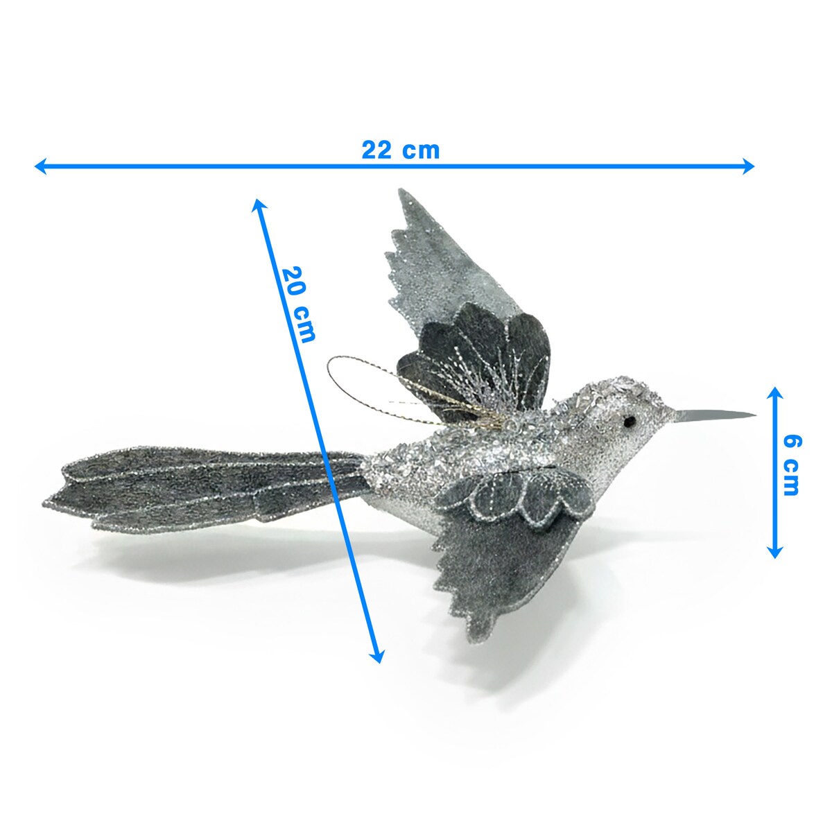 Ptaszek Na Choinkę Zawieszki Choinkowe Ozdoby Na Choinkę Bombka Ptak 22 Cm