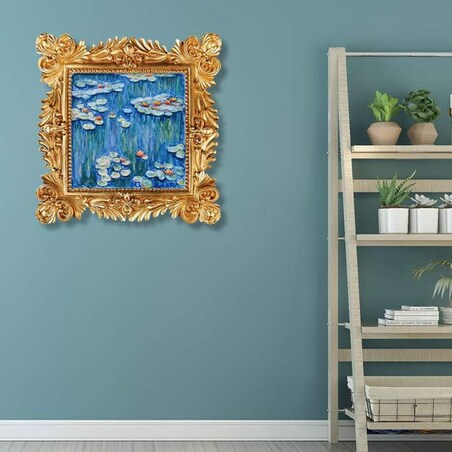 Malowanie 3D - Płaskorzeźba Lilie wodne