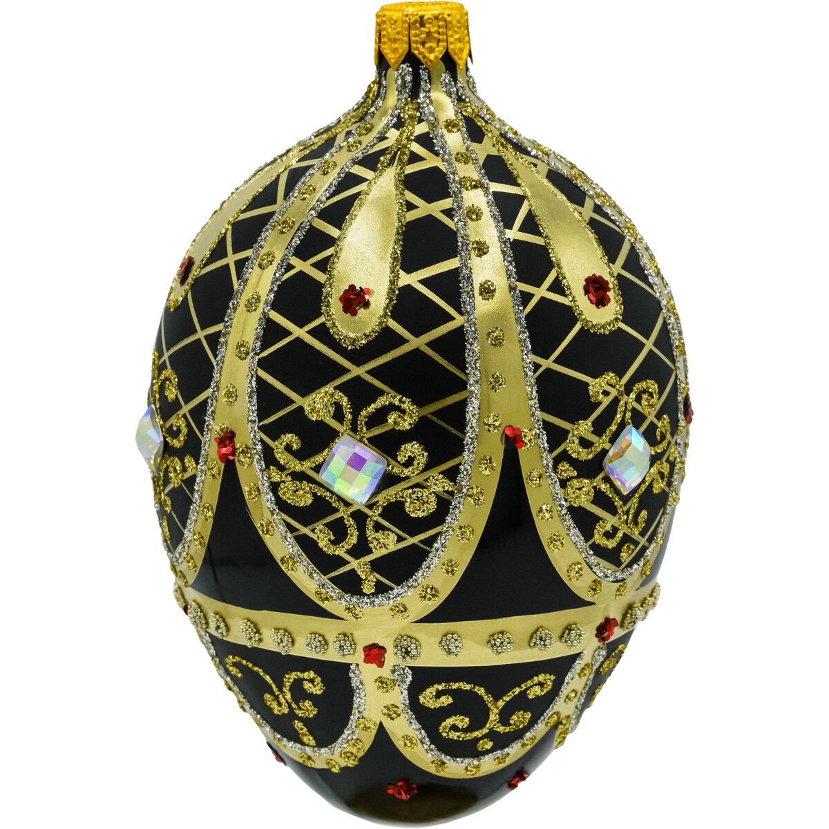 Bombka choinkowa: Ekskluzywne Jajo Faberge: czarne