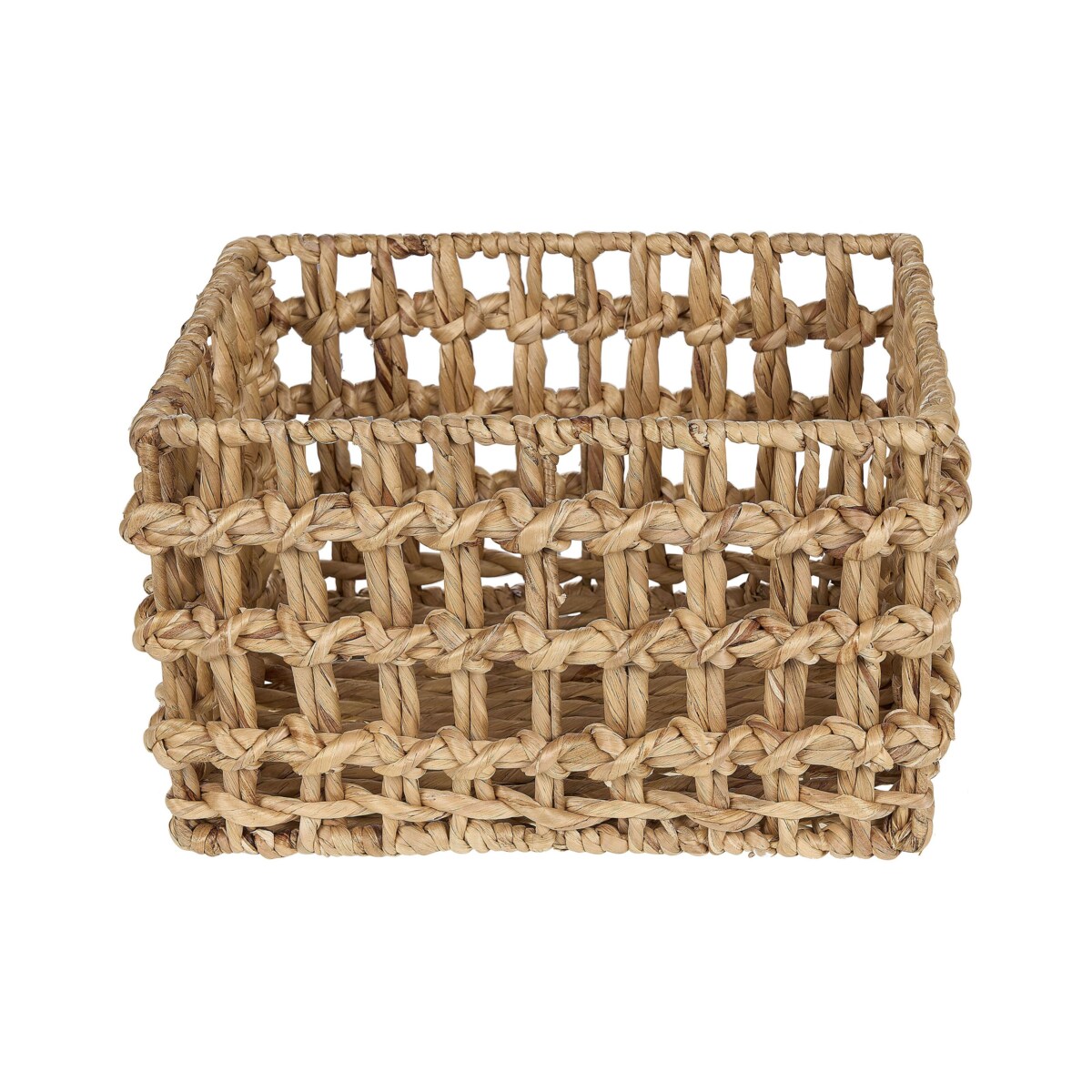 Zestaw 2 koszy z hiacyntu wodnego jasny DIAN