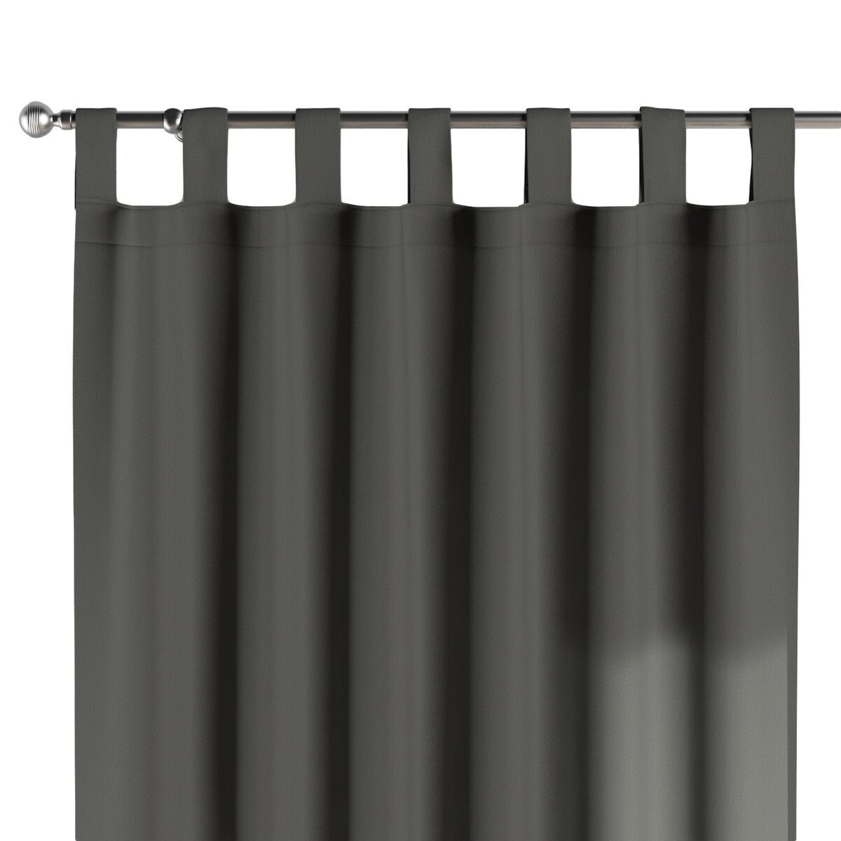 Zasłona na szelkach 1 szt. 130x245 szary