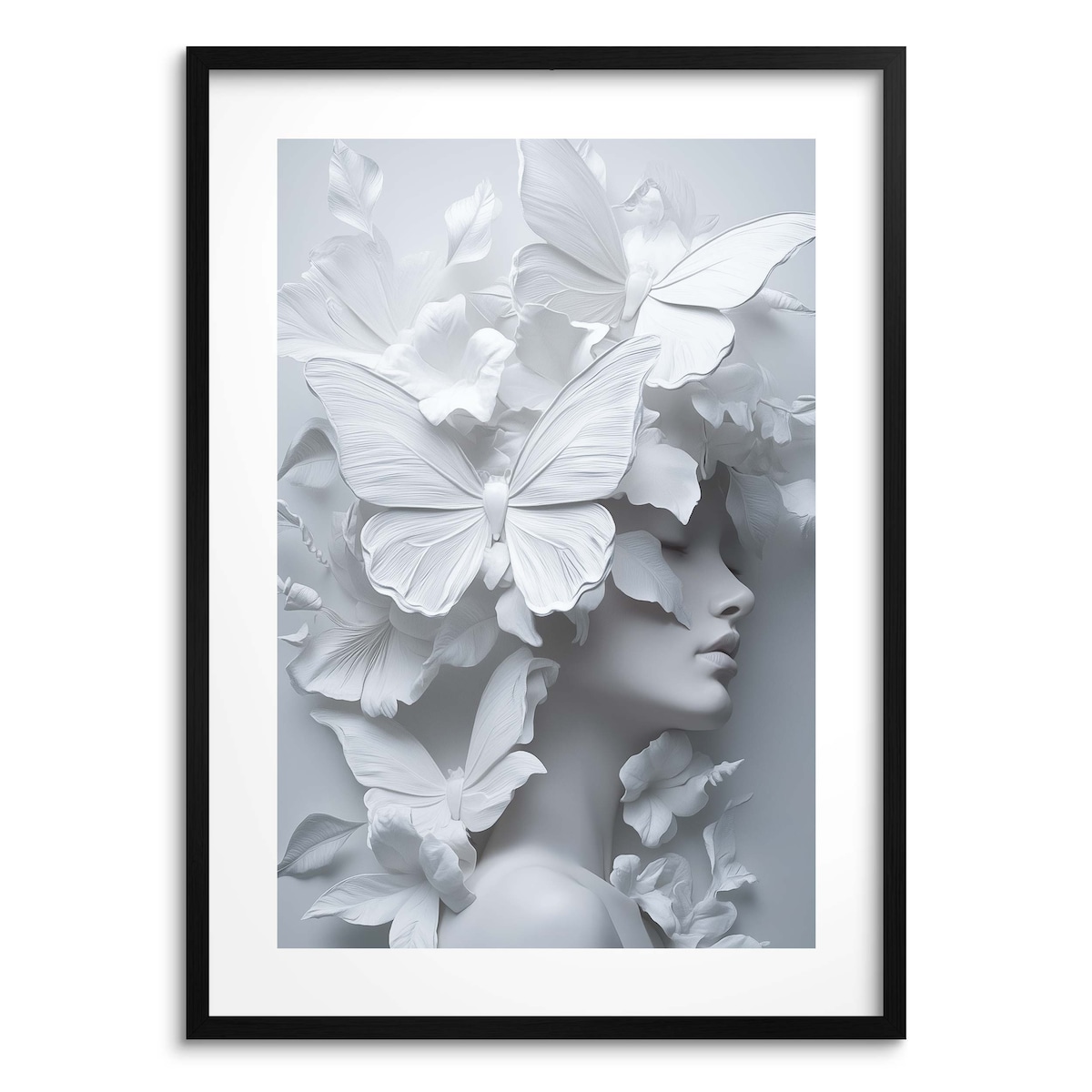 Nowoczesny Plakat Obraz na ścianę z ramką do salonu biura Portret kobiety