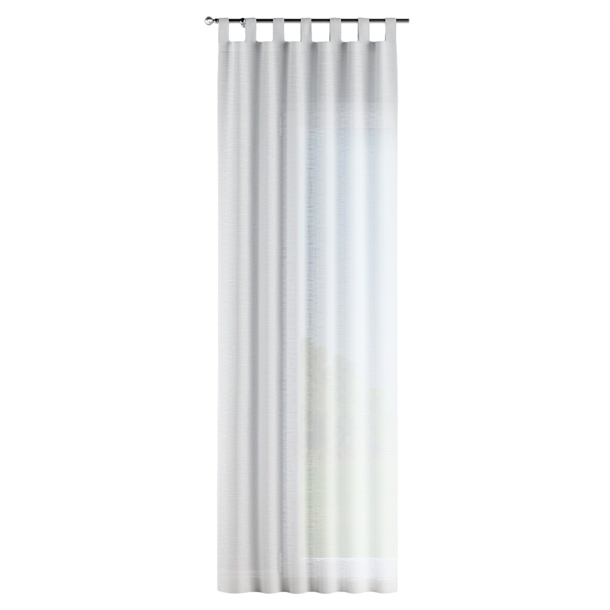 Zasłona na szelkach 1 szt. 130x245 prześwitujący ecru