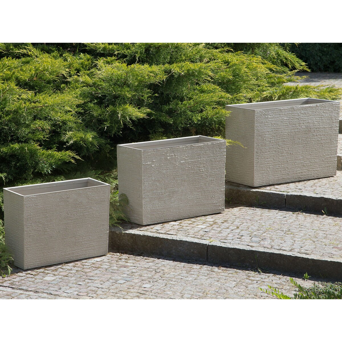 Doniczka 34 x 80 x 56 cm beżowa EDESSA