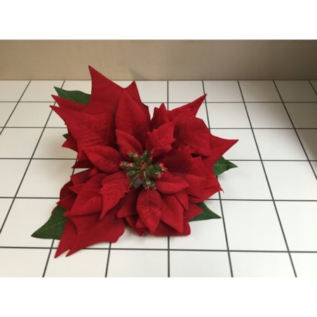 GWIAZDA WELUROWA duża poinsecja BETLEJEMSKA CZERWONA jak żywa na bukiet