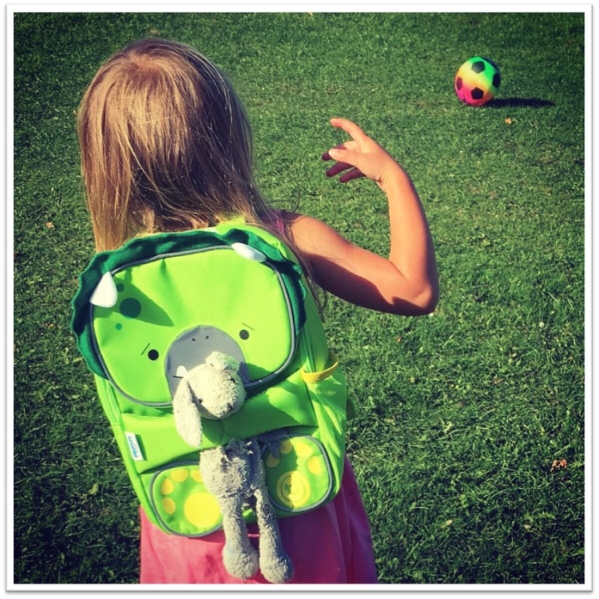 Plecak Toddlepak Trunki Dinozaur Dudley - zielony