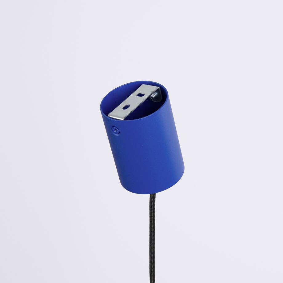 Lampa wisząca OVO 1 ultramaryna/beżowa filc Gx53