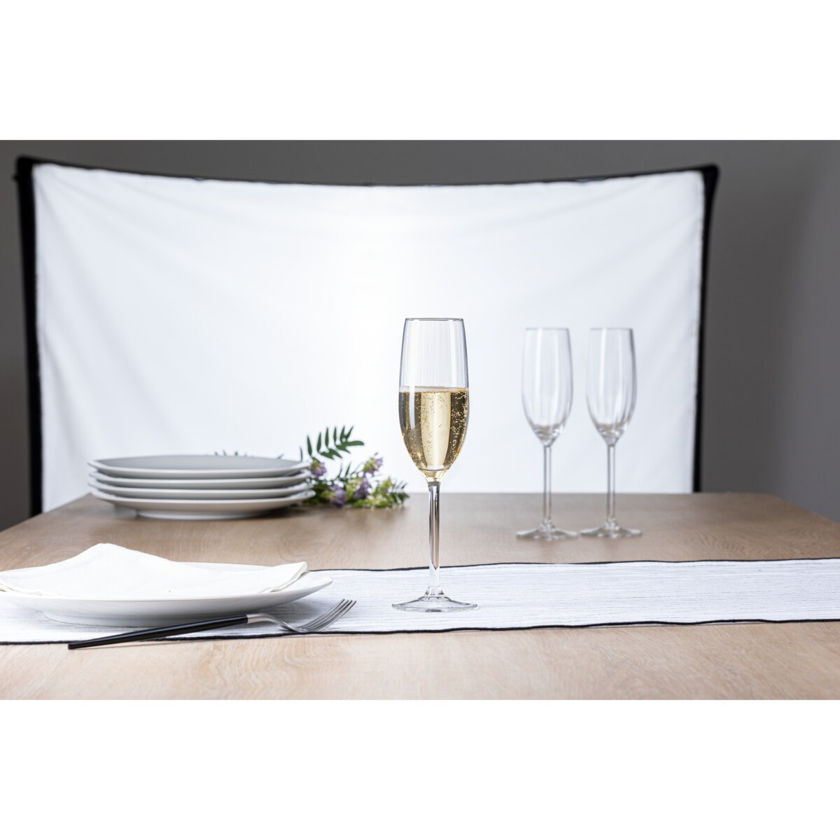 Kieliszki do szampana VOLTA, 6 sztuk x 210 ml