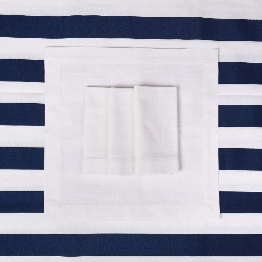 Serwetki Classic White Panama – 40 × 40 cm – komplet 6 szt.