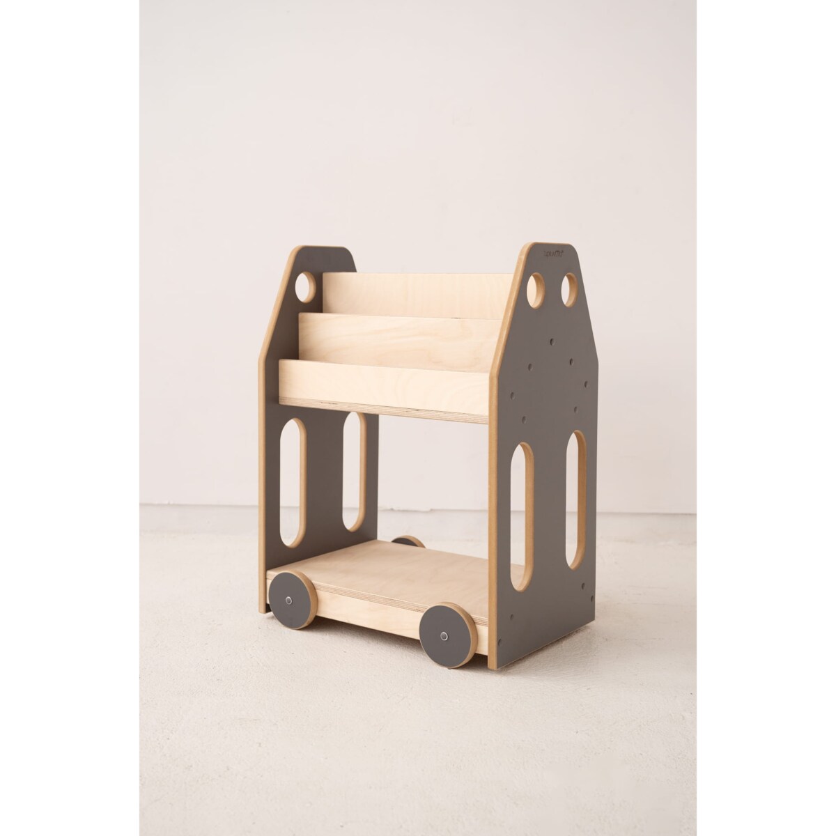 AUTKO - biblioteczka/regał montessori - szary