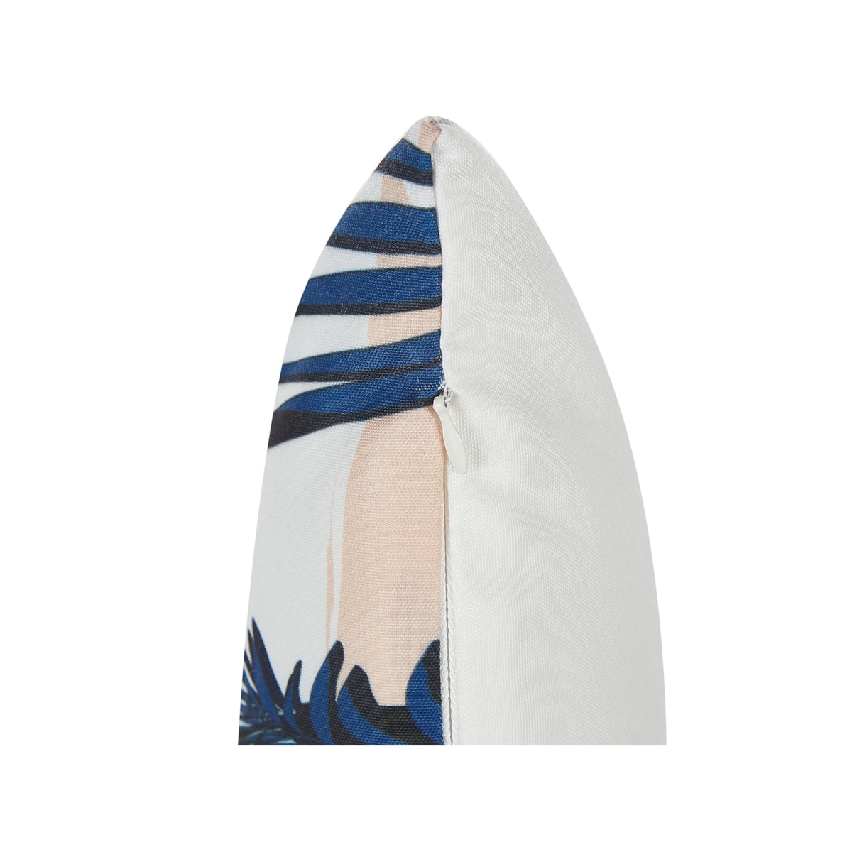 2 poduszki ogrodowe w liście 45 x 45 cm niebieskie ELATI