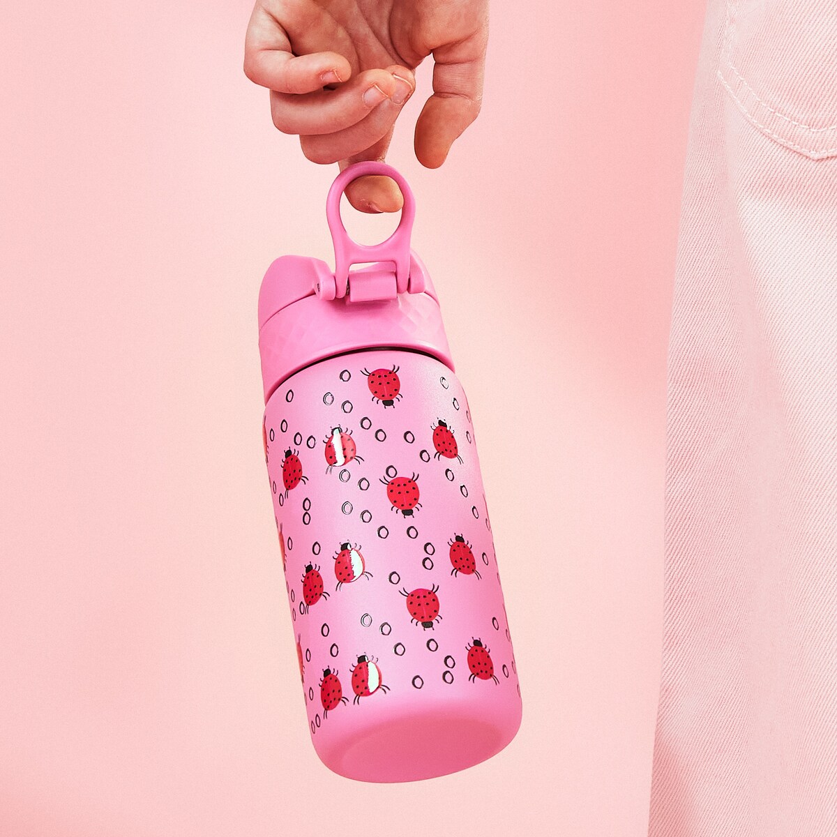 Butelka ION8 Single Wall I8SS400PPLADY Ladybug