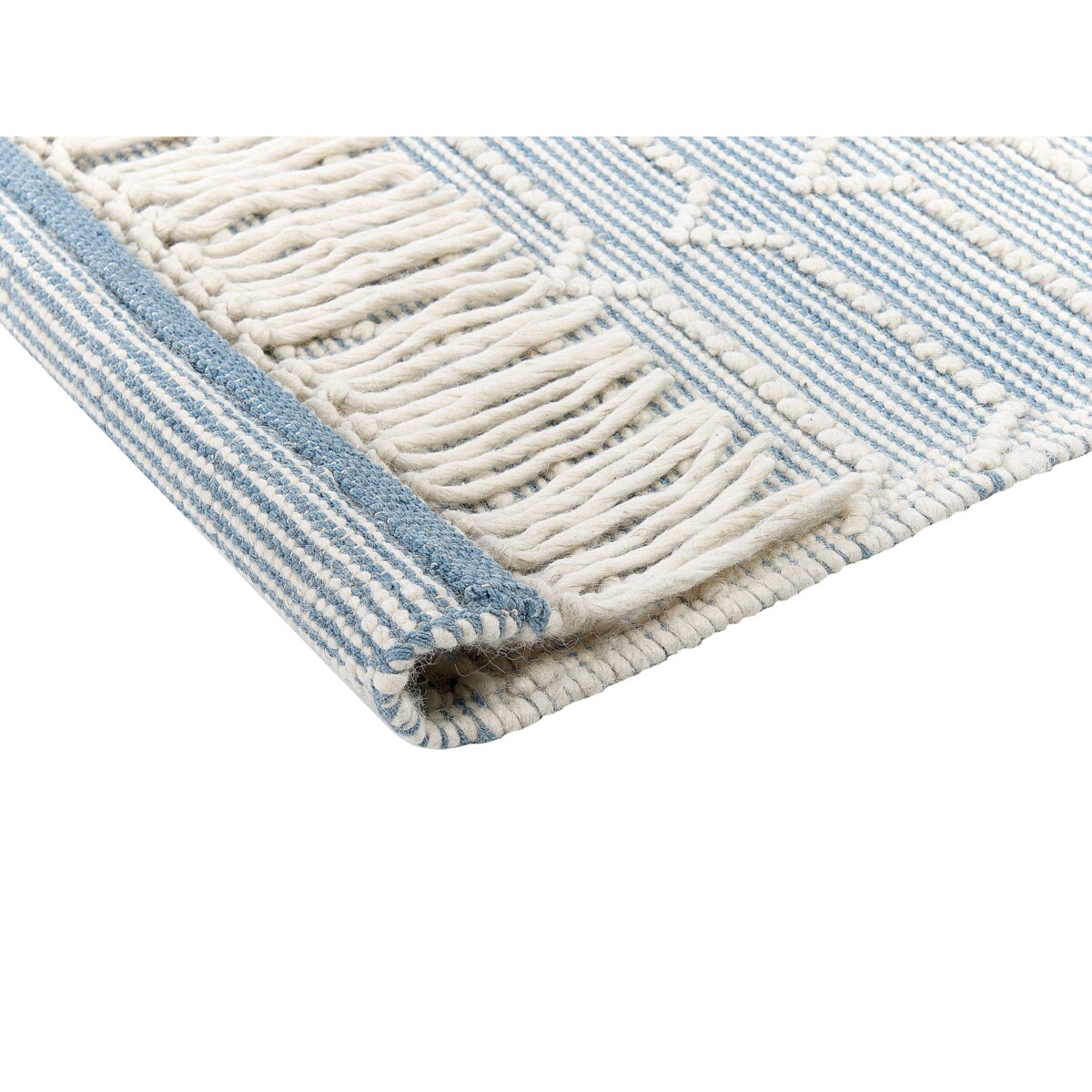 Dywan wełniany 160 x 230 cm niebieski ORHANELI