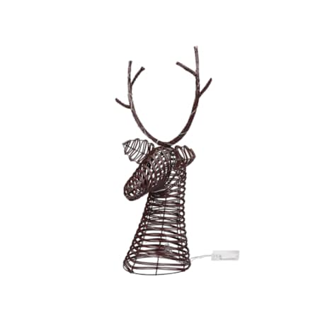 Dekoracja świąteczna LED DYBESO Renifer 60 cm Ciemnobrązowy