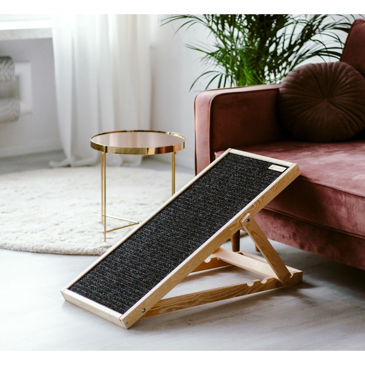 Animood Rampa dla psów Skipper rozmiar: uniwersalny, kolor: naturalny