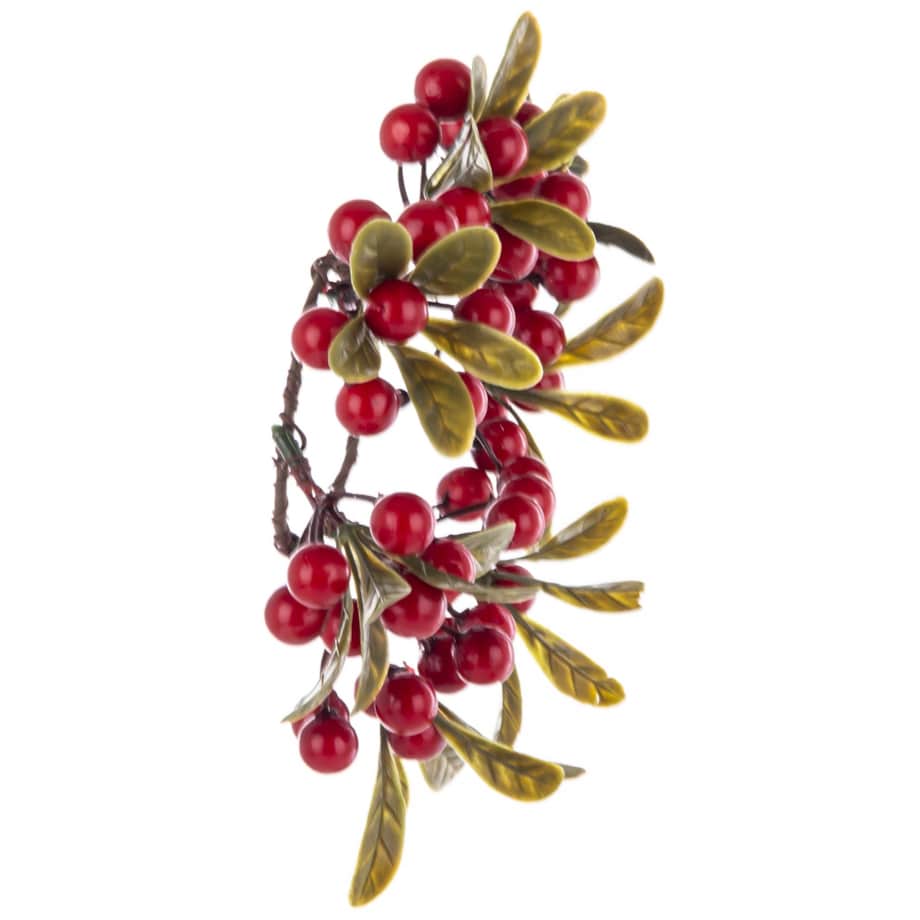 Wianek jesienny 2 szt. jemioła 18x18x6 cm VISCHIO