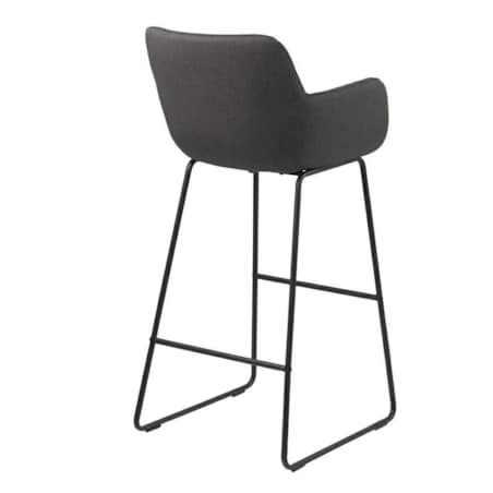 Stołek barowy Lisa dark grey tapicerowany
