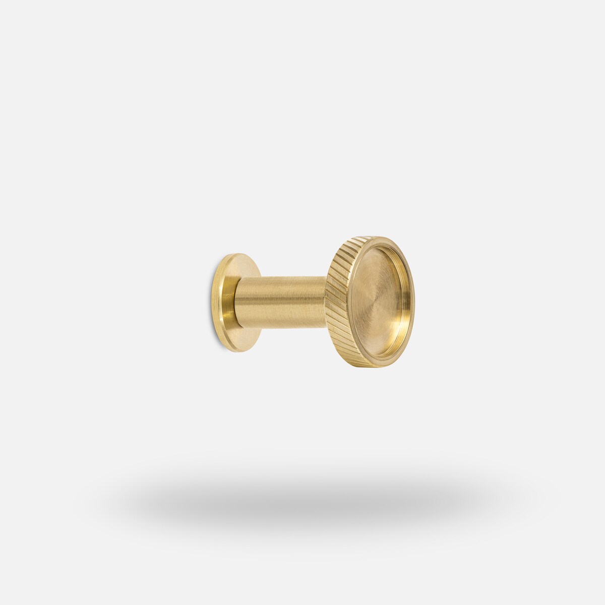 RENE SW wieszak ścienny mosiężny szczotkowany nielakierowany