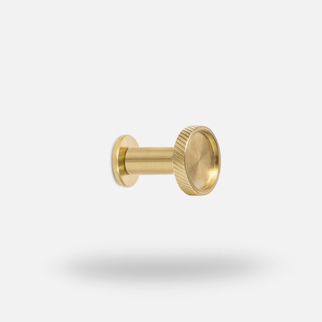 RENE SW wieszak ścienny mosiężny szczotkowany nielakierowany