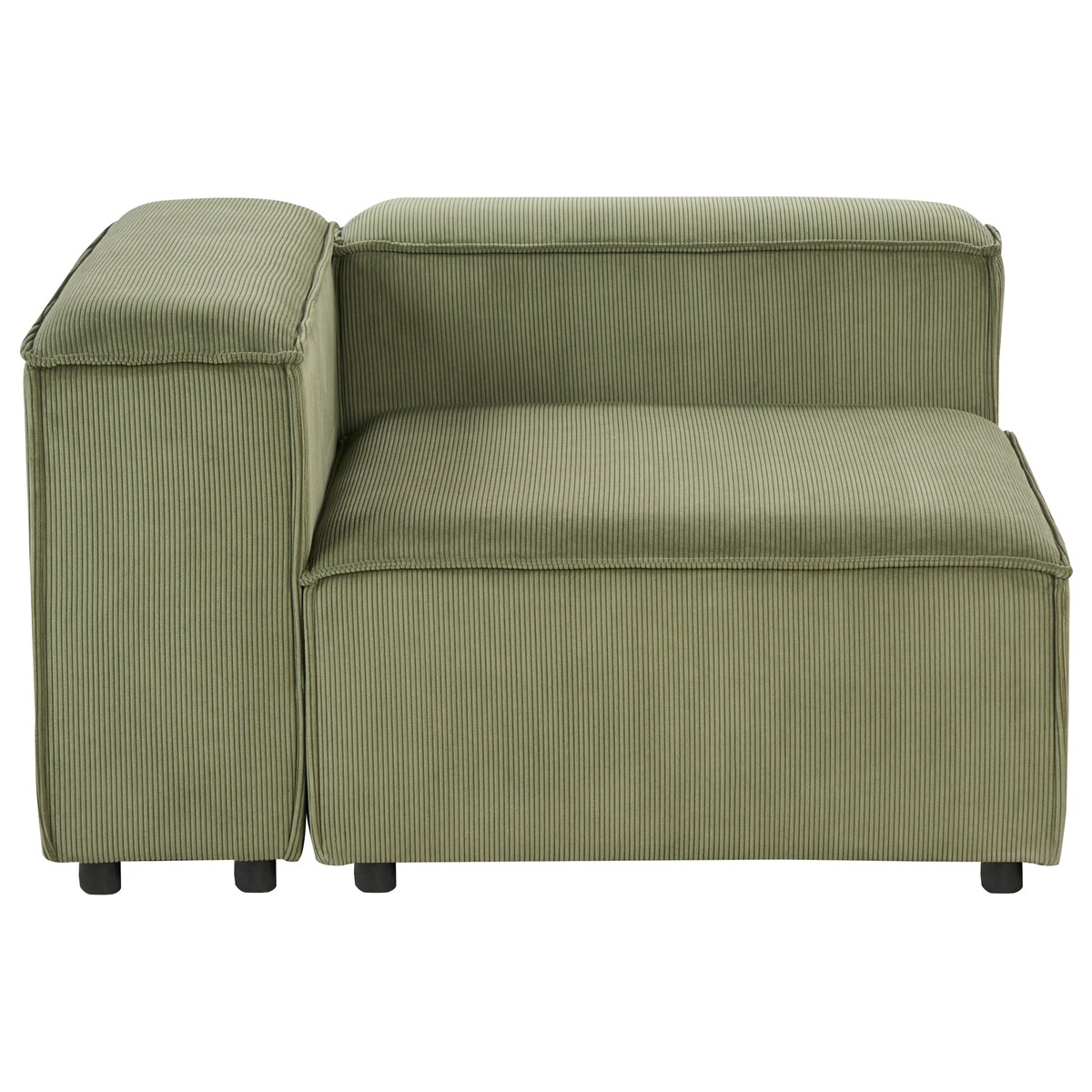ARDAL dla 3 osób Sofa modułowa Zielony Sztruks