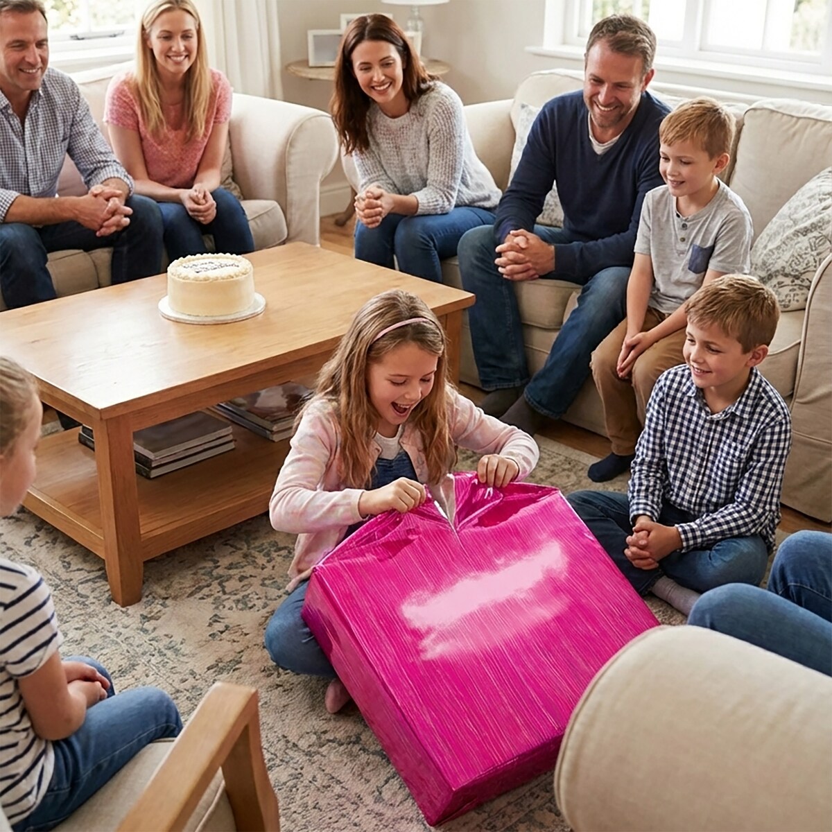 Papier Prezentowy Do Pakowania Prezentów 20 m MEGAROLKA Ozdobny Do Paczek Na Walentynki Urodziny