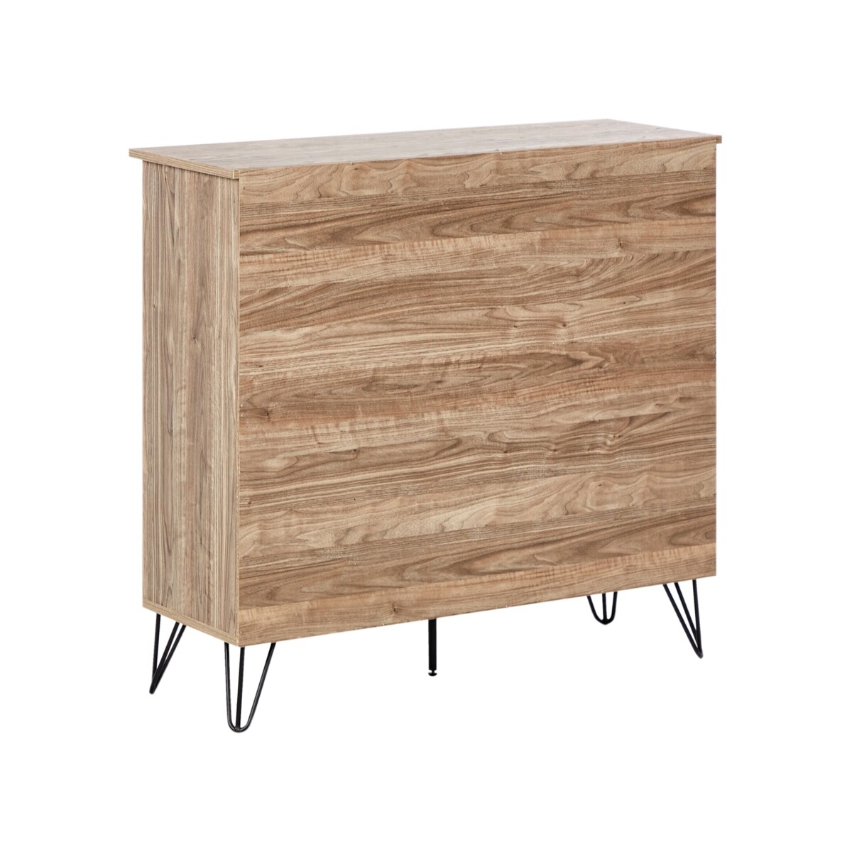 Szafka z półką na wino jasnobrązowa ELISTON