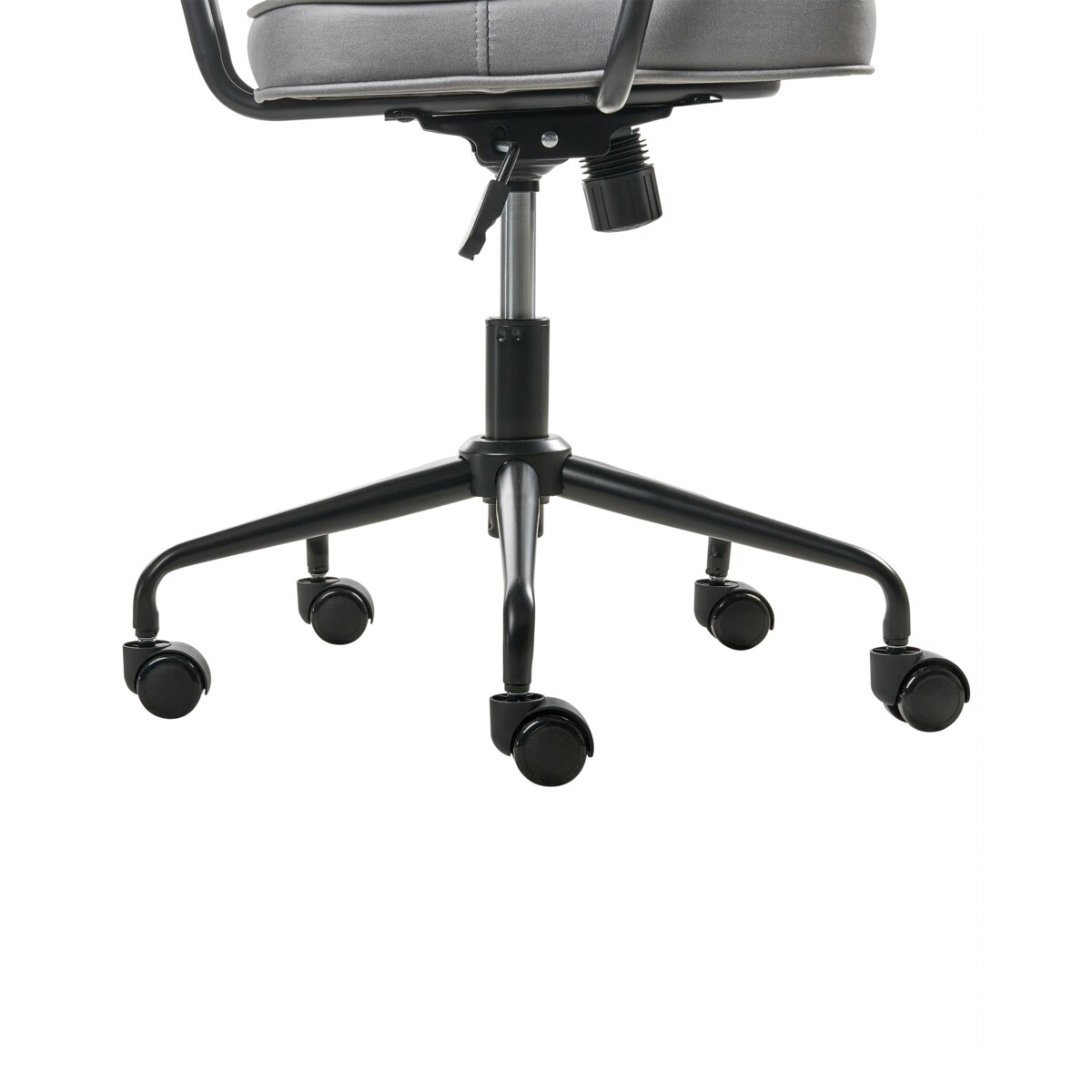 Krzesło obrotowe PAWNEE Welur Szary