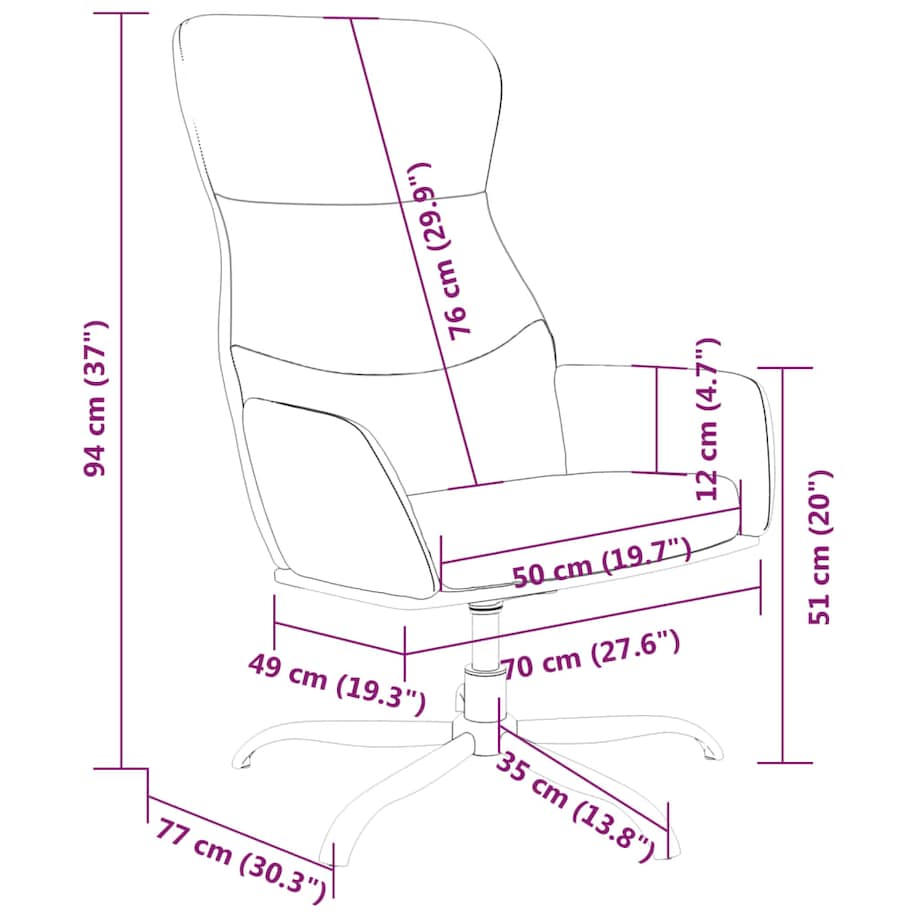 vidaXL Fotel wypoczynkowy, ciemnoszary, obity tkaniną