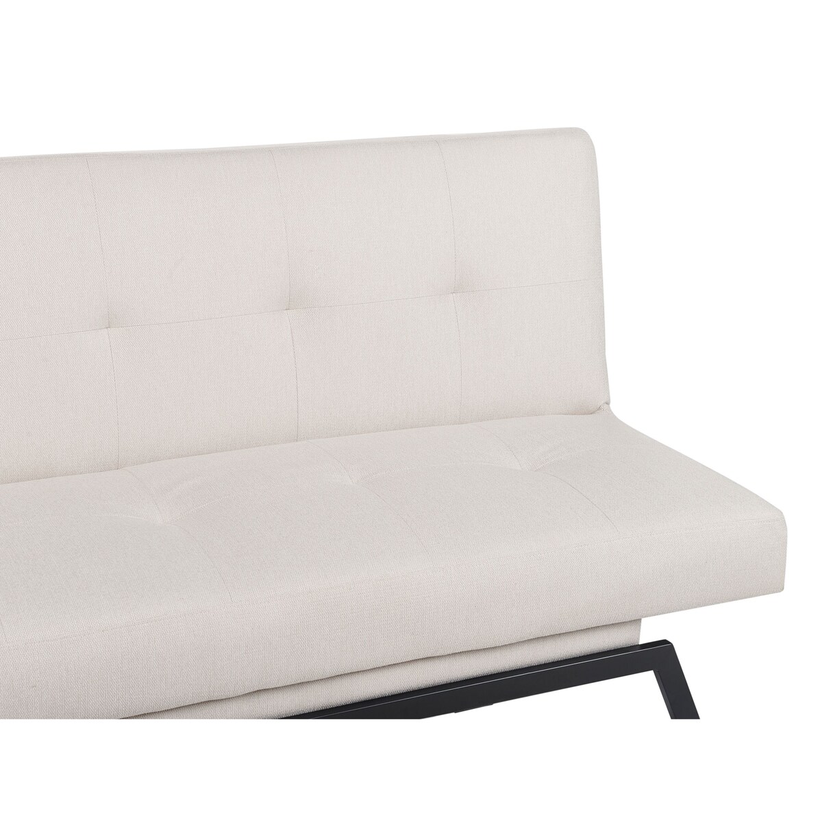 Sofa rozkładana biała LEEDS