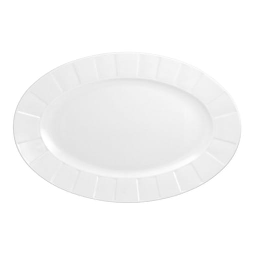 Półmisek owalny 33 cm Oktawa biała 0001