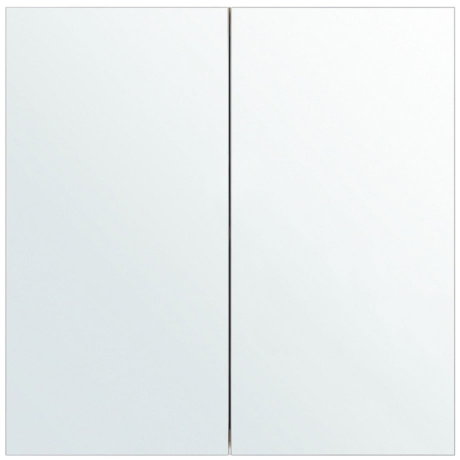 Szafka łazienkowa wisząca z lustrem NAVARRA 60 cm 60 cm Biały