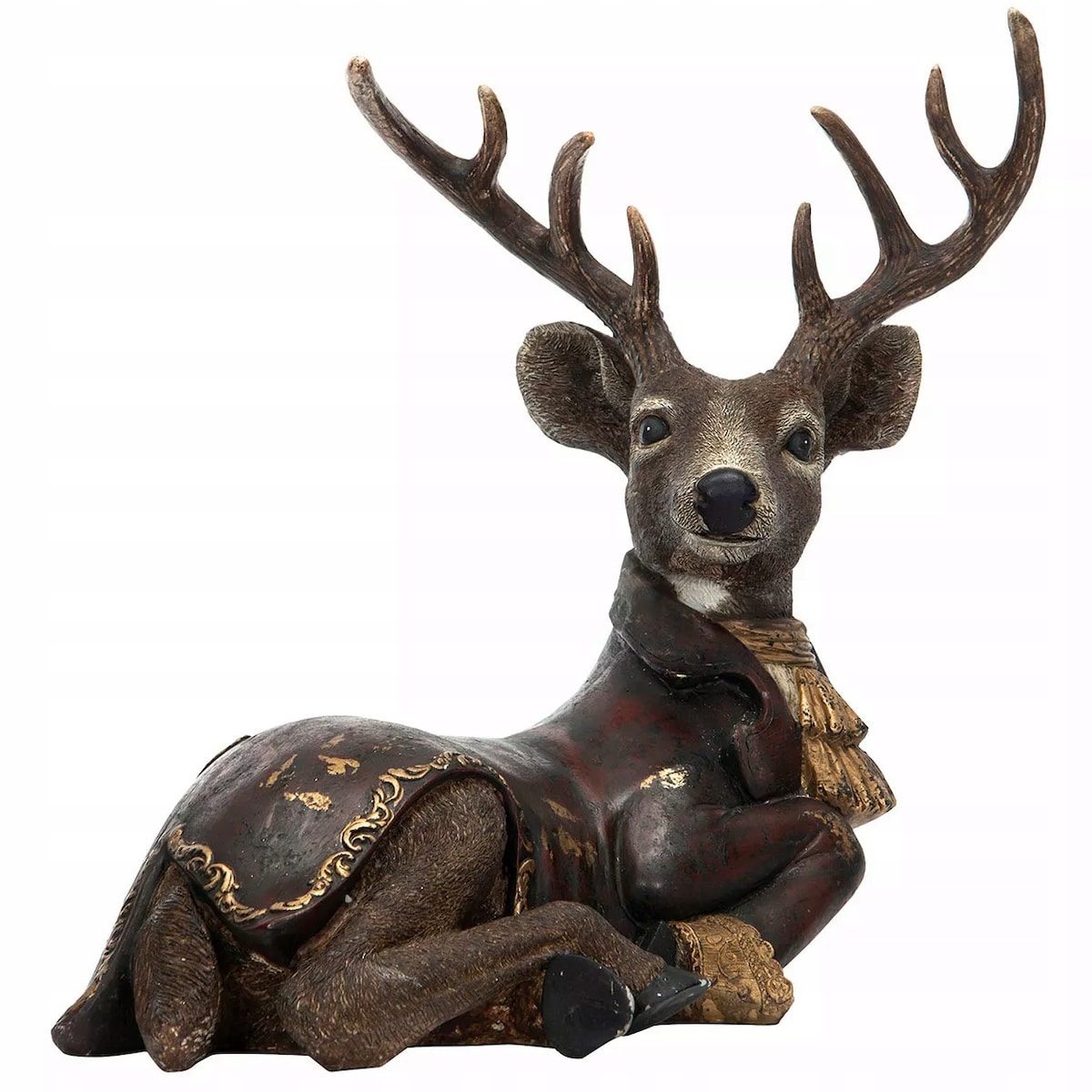 FIGURKA JELEŃ RENIFER ŚWIĄTECZNA dekoracja na święta Boże Narodzenie 39cm