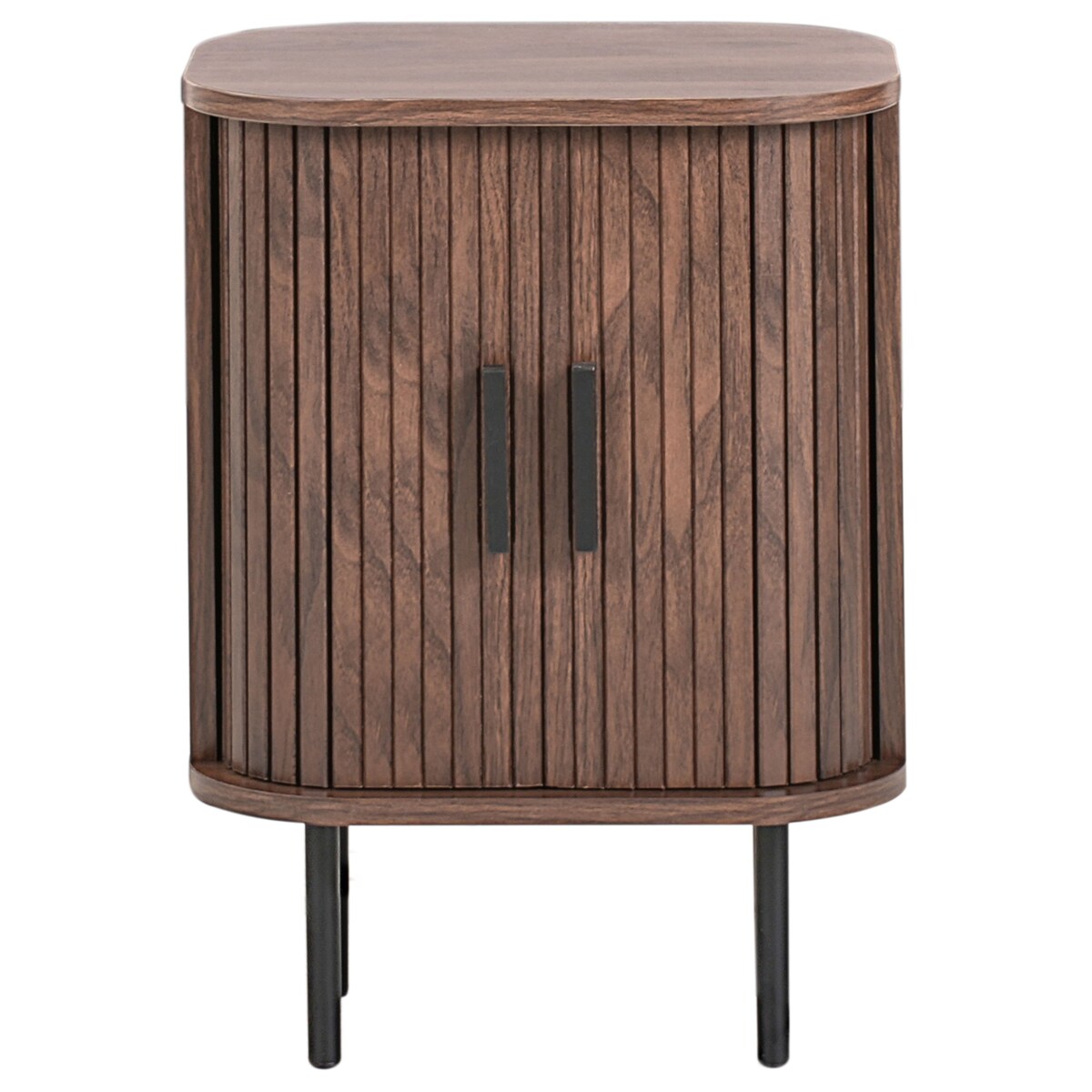 Szafka nocna BRADLEY Ciemnobrązowy
