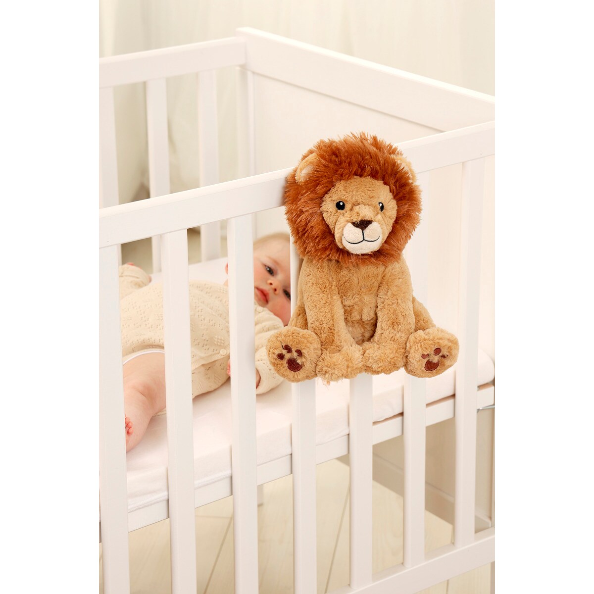 Szumiący lew z czujnikiem dźwięku i pozytywką - Cloud b® Louis Lion™ Smart Sensor