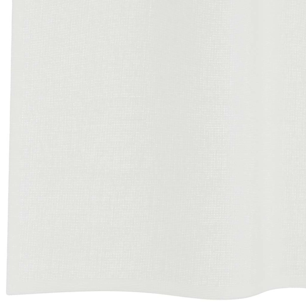 vidaXL Zasłony woalowe z pętelkami 2 szt. Białe 140x140 cm