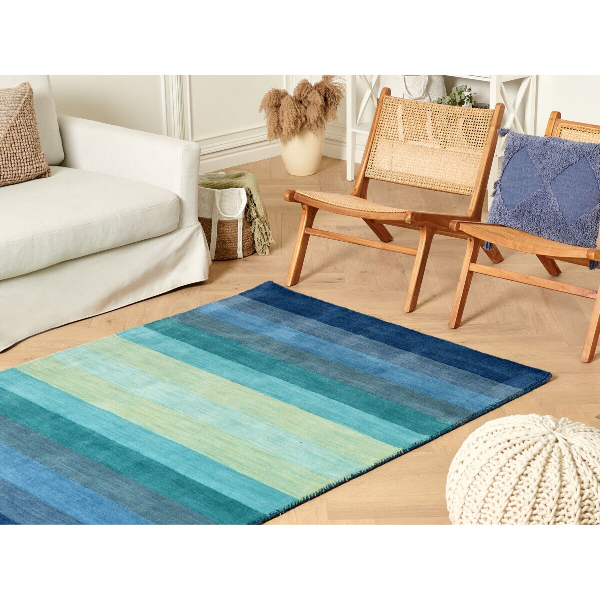 Dywan wełniany 140 x 200 cm wielokolorowy MAILSI