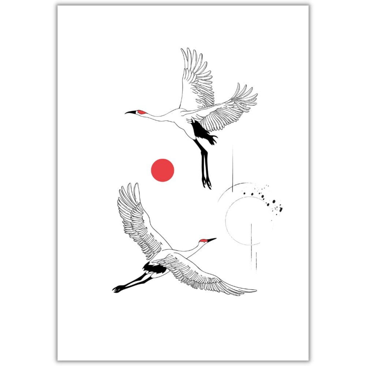 plakat japan abstract 4 21x30 cm