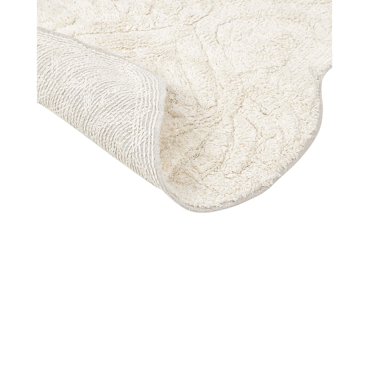 Dywanik łazienkowy bawełniany 150 x 60 cm beżowy CANBAR