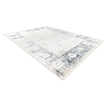 Dywan DISTIN 0843A biały / granatowy / 160x230 cm