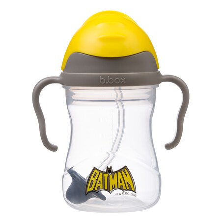 Batman Bidon dla dzieci ze słomką 240 ml - kubek niekapek 6m+ b.box