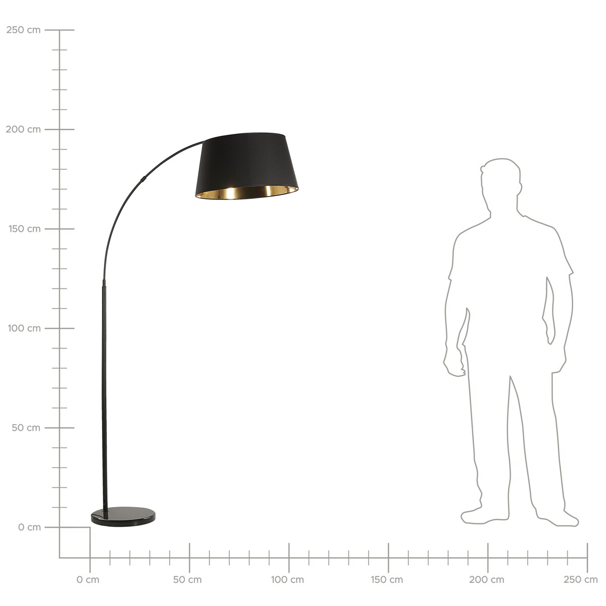 Lampa podłogowa YABUS Metal Czarny