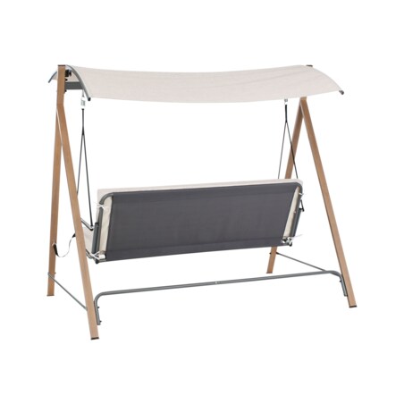 Huśtawka ogrodowa BONAGIA Metal Beżowy
