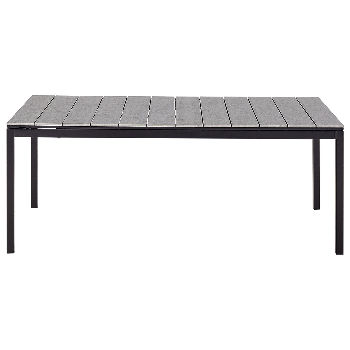 Stół ogrodowy rozkładany TOFANE 198/248 cm 90 cm Szary